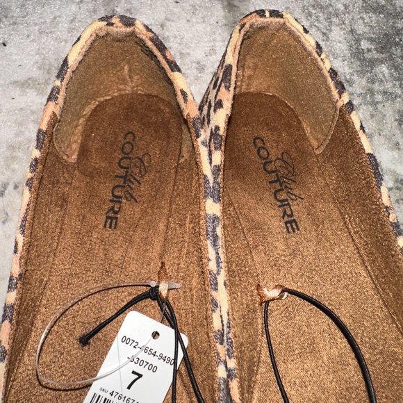 Club Couture Cheetah Print Ballet Flats (Size 7 and 10 Available) - Picture 5 of 6